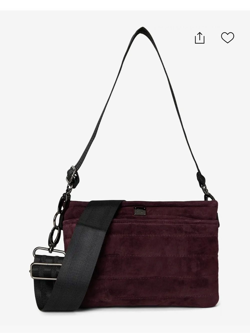 NWT Think Royln Bum Bag 2 Aubergine suede